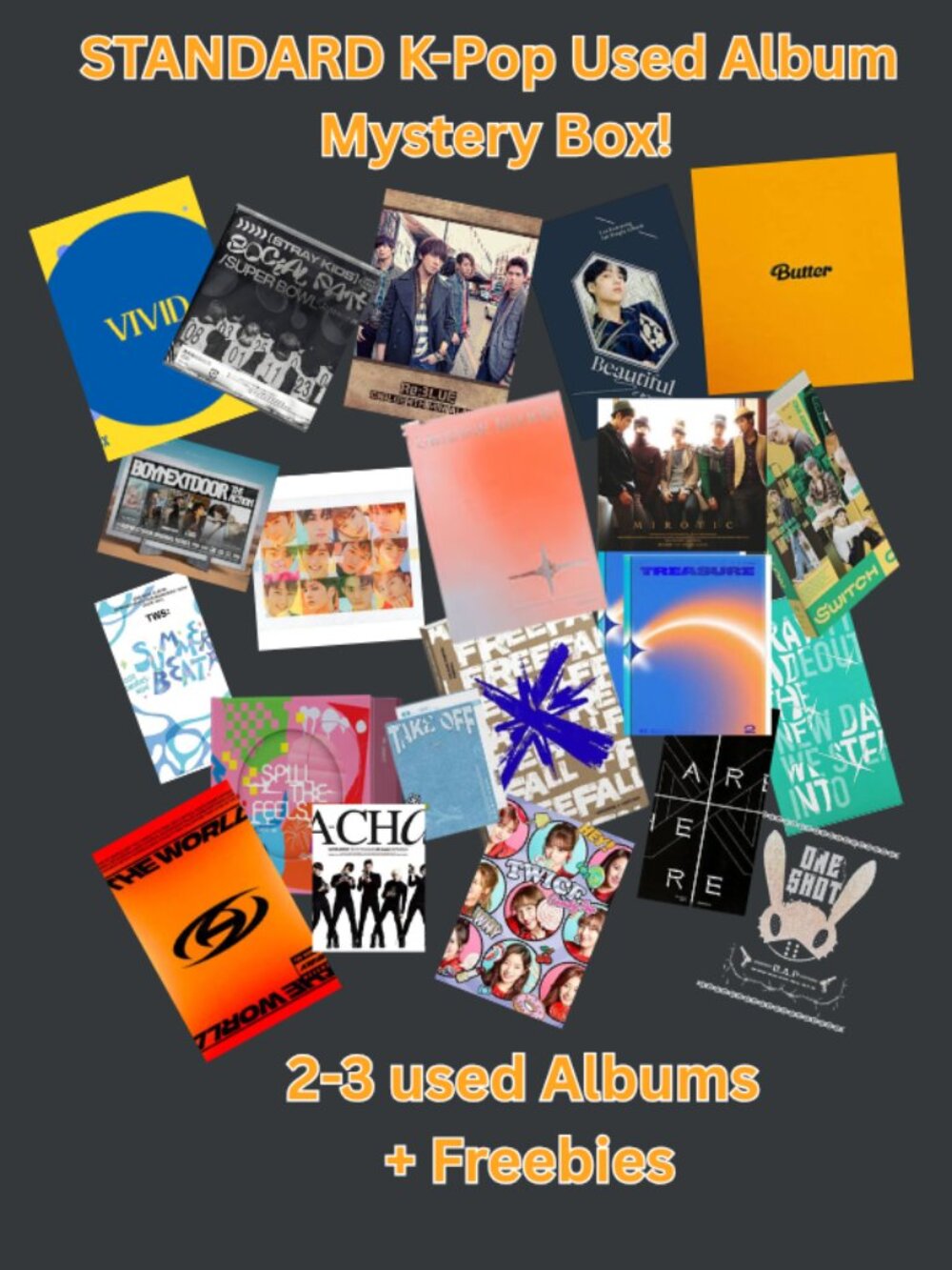 Standard K-POP Used Album Mystery Box